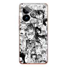 Чехол с символикой Аниме для Realme GT 7 – Анимешные лица