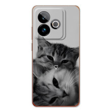 Чохол з малюнком кіт на Realme GT 7 (Пара котів)
