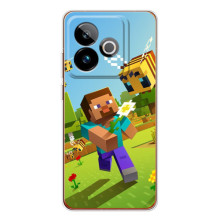 Чехол с картинками Майнкрафт для  – Персонаж Майнкрафт
