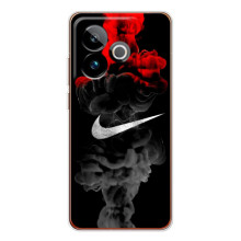 Чехол с логотипом Найк на Realme GT 7 – Найк на черном