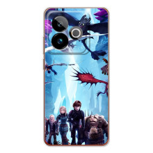 Чехол с принтом дракон Беззубик для  – Герои Беззубика