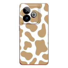 Чехол с принтом коровы на ДжиТи 7 (Бежевый принт)