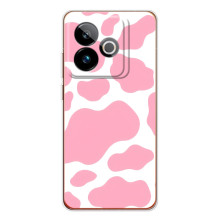 Чехол с принтом коровы на ДжиТи 7 (Розовый принт)