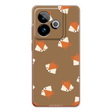 Чехол с принтом лисички на  – Маленькие лисички