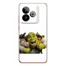Печатный чехол с принтом Шрек для Realme GT 7