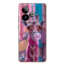 Чохол з принтом стильні тварини для ДжиТи 7 (Стильна жирафа)