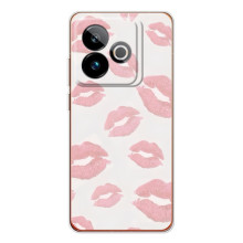 Чехол с розовым рисунком для Realme GT 7