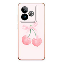 Чехол с розовым рисунком для Realme GT 7 – Розовые вишни