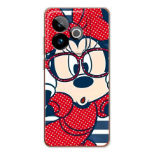 Эксклюзивный чехол для Realme GT 7 (AlphaPrint - Мультяшные) (Маус в очках)