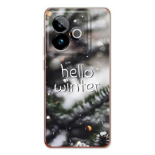 Новогодние, Праздничные Чехлы для Realme GT 7 - 2024 год (Hello winter)