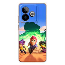 Силиконовый Чехол на Realme GT 7 с картинкой Brawl Stars – Бравел Старс
