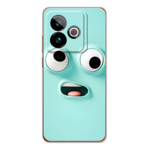 Силиконовые Чехлы (смешные стикеры) для Realme GT 7 – мордочка