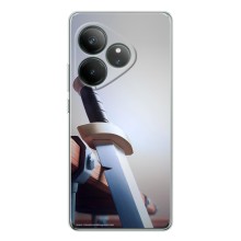 Силиконовый Чехол (атрибутика Клеш Роял) для Realme GT 7 (Меч варвара)