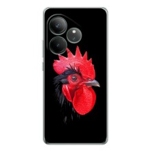 Силиконовый чехол с птичкой на Realme GT 7 – Петушок