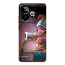 Чехол з героями Клеш Рояль для Realme GT 7 – Три мушкетёра