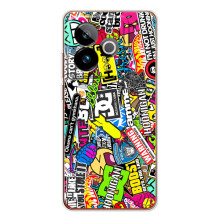 Яркие Чехлы с картинками для Realme GT 7 – Разное стиккры