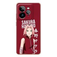 Чехлы Персонажи Аниме Наруто для Realme GT 7Pro (AlphaPrint) – Аниме Сакура