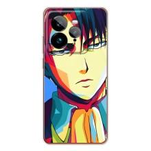 Чехлы Персонажи Аниме Наруто для Realme GT 7Pro (AlphaPrint) – Леви Аккерман