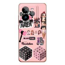 Чехлы с картинкой для Realme GT 7Pro – BLACK PINK коллаж