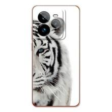 Чехлы с картинками животных Realme GT 7Pro (Белый Тигр)