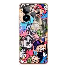 Чехлы с крутыми принтами для Realme GT 7Pro - (PREMIUMPrint) (Monopoly man)