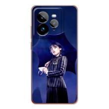 Чехлы с принтом Уэнсдей на Realme GT 7Pro – Уэнсдей с зонтом