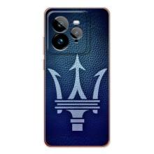 Чехлы с тематикой "Крутые машины" на Realme GT 7Pro – Лого Maserati