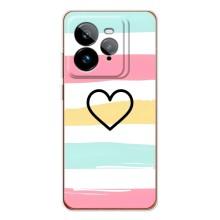 Чехлы с тематикой "Маленькие Сердечки" на Realme GT 7Pro – Красивое сердечко