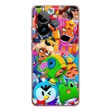 Чехол для Realme GT 7Pro Бравл Старс (VPrint) (герои Бравл Старс)