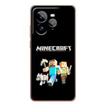Чехол Майнкрафт на Realme GT 7Pro (AlphaPrint) Minecraft