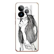 Чехол с печатью для Realme GT 7Pro - (Мода) (AlphaPrint) (Фото девочки)