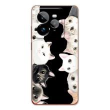 Чехол на ДжиТи 7Про с Котами (VPrint) (Взгляд котов)