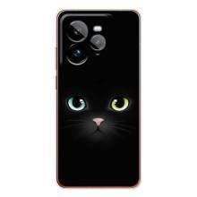 Чохол на тематику: Коти для Realme GT 7Pro – Чорний Котик