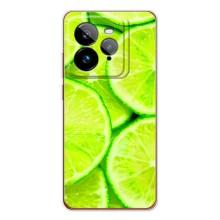 Чехол с изображением  вкусной еды для Realme GT 7Pro – Лайм