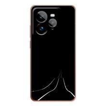 Чохол з картинками на чорному фоні для Realme GT 7Pro – Дорога