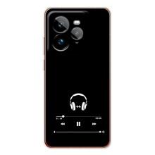 Чохол з картинками на чорному фоні для Realme GT 7Pro – Плеєр