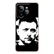 Чехол для Realme GT 7Pro (AlphaPrint - с принтом Зеленского)