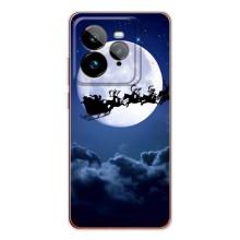 Чехол Санта Клаус для Realme GT 7Pro – Санта - луна