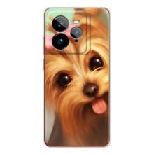 Чехол (ТПУ) Милые собачки для Realme GT 7Pro – Йоршенский терьер
