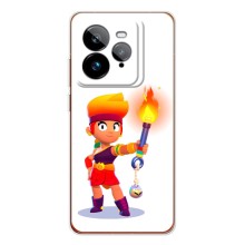 Чохол (ТПУ) з Героями Бравл Старс на Realme GT 7Pro (Пенні)