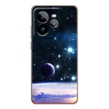 Чохол (ТПУ) з планетами на Realme GT 7Pro (Космічний вид)