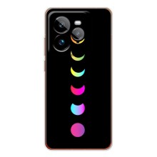 Чохол (ТПУ) з планетами на Realme GT 7Pro (Повнолуння)