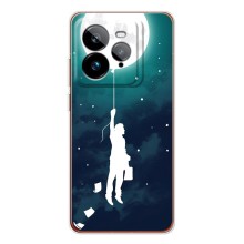 Чохол (ТПУ) з планетами на Realme GT 7Pro (To The moon)