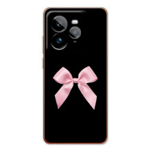 Чехол банты для Realme GT 7Pro – Бант на черном