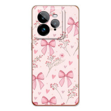 Чехол банты для Realme GT 7Pro – Банты с цветами