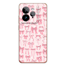 Чехол банты для Realme GT 7Pro – Фон бантики