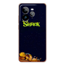 Чехол с мультфильмом Шрек на Realme GT 7Pro – Шрек лого