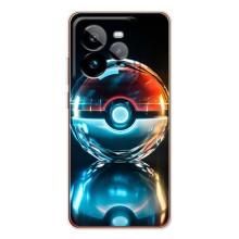 Чехол с Пикачу на Realme GT 7Pro – Мяч Пикачу