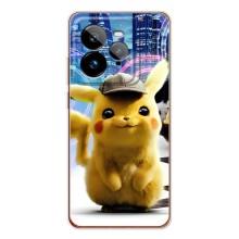 Чехол с Пикачу на Realme GT 7Pro – Пикачу в городе