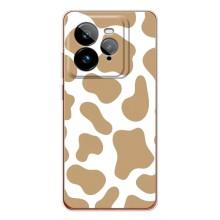 Чехол с принтом коровы на ДжиТи 7Про (Бежевый принт)